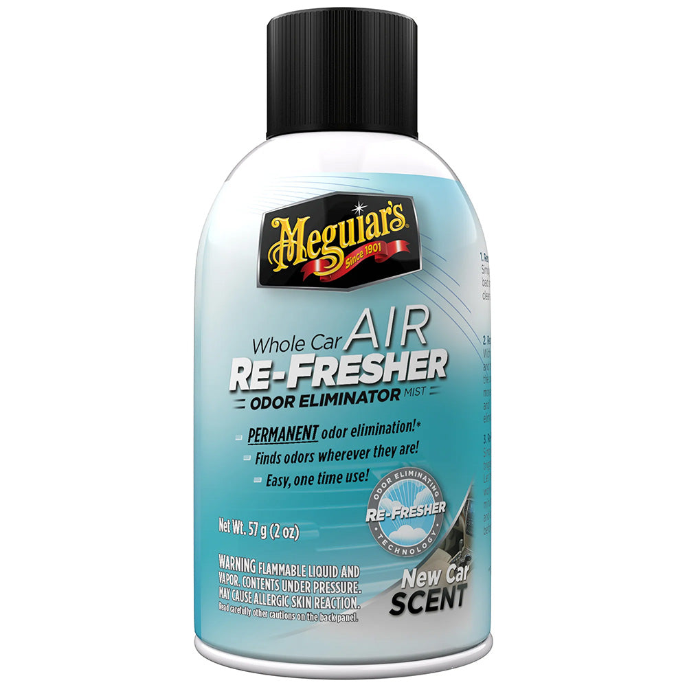 Meguiars Whole Car Air Refresher Odor Eliminator New Car Scent G16402