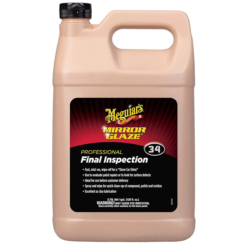 Meguiars Professional Final Inspection WipeOff Detailer 1 Gallon M3401