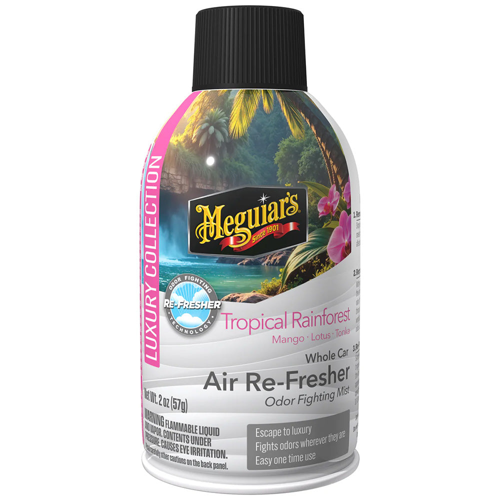 Meguiars Tropical Rainforest Whole Car Air ReFresher Aerosol 2oz G262602