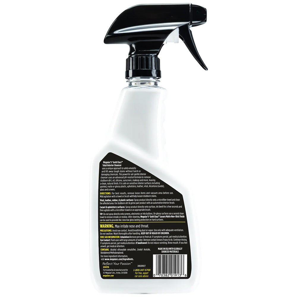 Meguiars Gold Class Total Interior Cleanser 16oz G262316