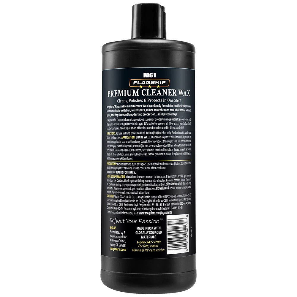 Meguiars Flagship Premium CleanerWax 32oz M6132