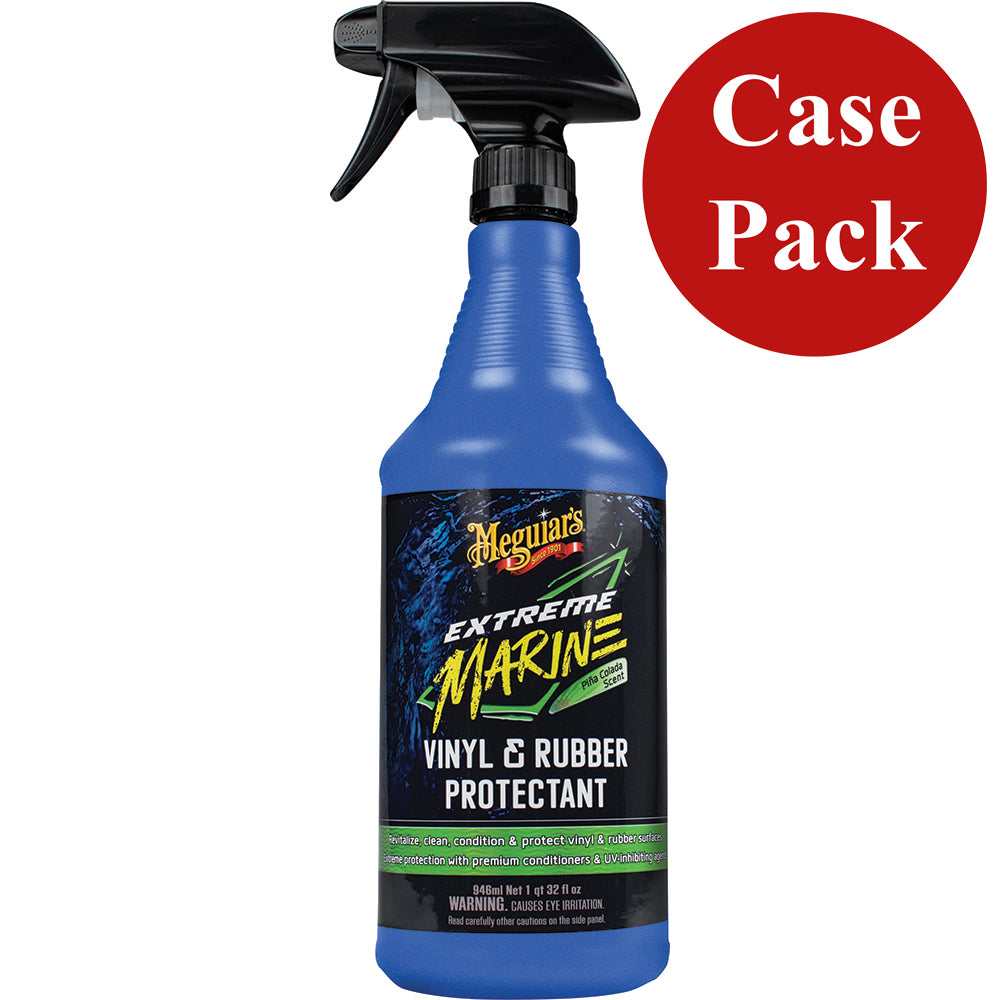 Meguiars Extreme Marine Vinyl Rubber Protectant Case of 6 M180132CASE