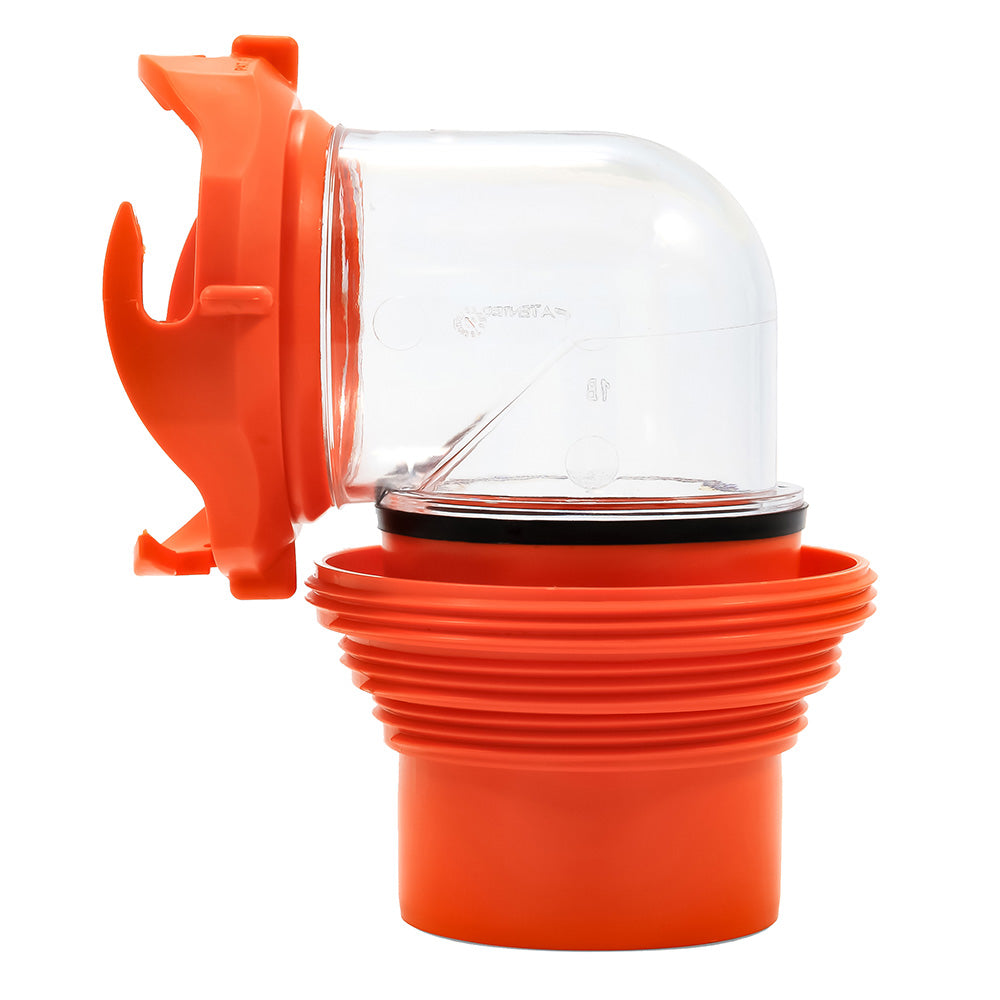 Camco RhinoFLEX Elbow 4 In 1 Adapter wSwivel Bayonet Fitting 39736