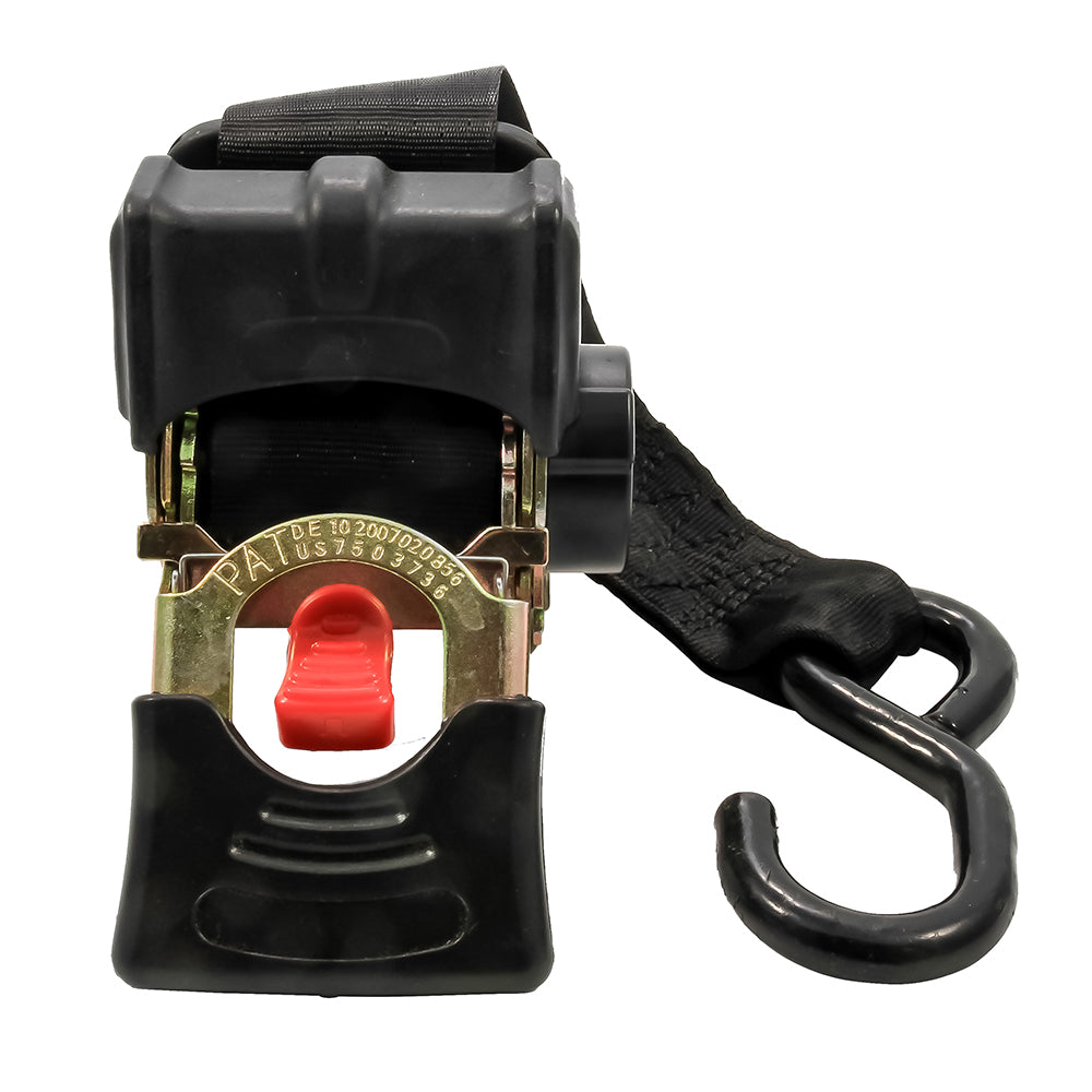 Camco Retractable Tie Down Straps  2 Width 55 Bolt On 50030